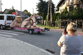 Donald Trump Caricature In Poland