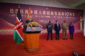 KENYA-NAIROBI-CHINA-PLA-FOUNDING-ANNIVERSARY-RECEPTION