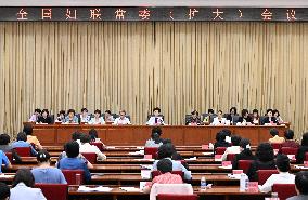 CHINA-BEIJING-SHEN YIQIN-ACWF-ENLARGED SESSION-STUDY-GUIDING PRINCIPLES OF CPC PLENUM (CN)