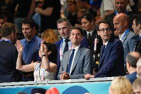 Paris 2024 - Handball - PM Attal At France v Hungary