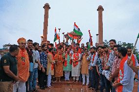 BJP Yuva Morcha Celebrates Kargil Vijay DIwas In Jaipur