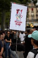 Demonstration Against Olympic Games In Paris