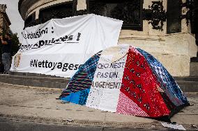 Demonstration Against Olympic Games In Paris