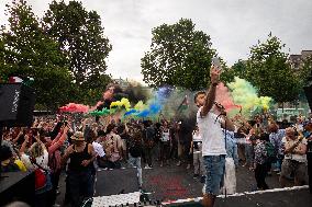 Demonstration Against Olympic Games In Paris