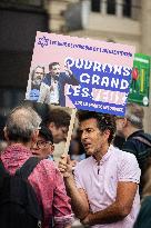 Demonstration Against Antisemitism, In Paris