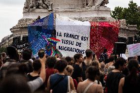 Demonstration Against Olympic Games In Paris