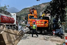 CHINA-GANSU-LONGNAN-HEAVY RAINFALL-RESTORATION (CN)