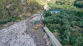 CHINA-GANSU-LONGNAN-HEAVY RAINFALL-RESTORATION (CN)