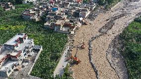 CHINA-GANSU-LONGNAN-HEAVY RAINFALL-RESTORATION (CN)