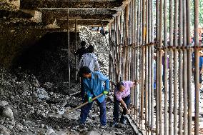 CHINA-GANSU-LONGNAN-HEAVY RAINFALL-RESTORATION (CN)