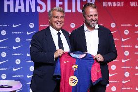 FC Barcelona's New Coach Hansi Flick Presentation - Barcelona