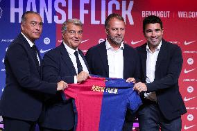 FC Barcelona's New Coach Hansi Flick Presentation - Barcelona