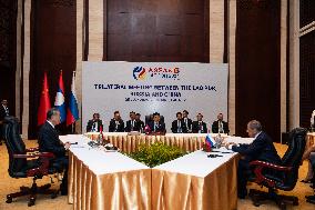 LAOS-VIENTIANE-CHINA-RUSSIA-LAOS-TRILATERAL MEETING