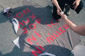 Paris 2024 - Demonstration Against The Opening Ceremony