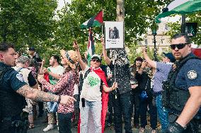 Paris 2024 - Demonstration Against The Opening Ceremony