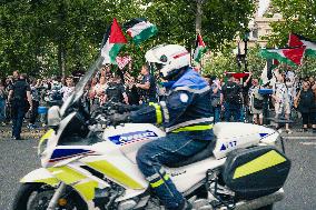 Paris 2024 - Demonstration Against The Opening Ceremony