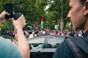 Paris 2024 - Demonstration Against The Opening Ceremony