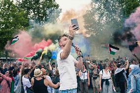 Paris 2024 - Demonstration Against The Opening Ceremony