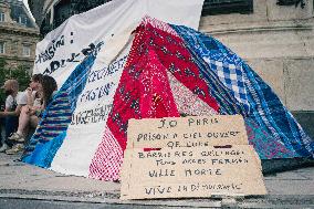 Paris 2024 - Demonstration Against The Opening Ceremony