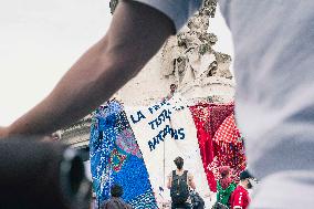 Paris 2024 - Demonstration Against The Opening Ceremony