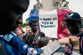 Paris 2024 - Demonstration Against The Opening Ceremony