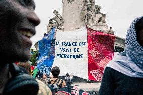 Paris 2024 - Demonstration Against The Opening Ceremony