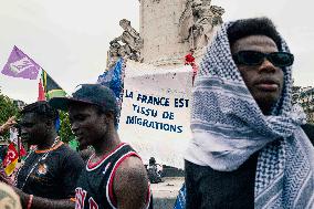 Paris 2024 - Demonstration Against The Opening Ceremony