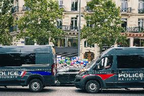 Paris 2024 - Demonstration Against The Opening Ceremony