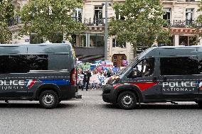 Paris 2024 - Demonstration Against The Opening Ceremony