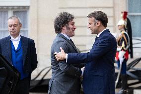 French President meets with Argentinian President - Paris