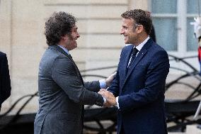 French President meets with Argentinian President - Paris