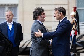 French President meets with Argentinian President - Paris