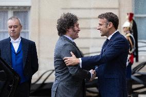 French President meets with Argentinian President - Paris