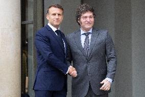 French President meets with Argentinian President - Paris