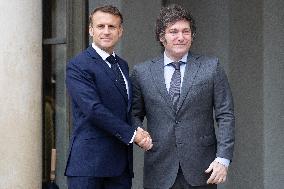 French President meets with Argentinian President - Paris