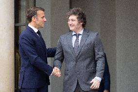 French President meets with Argentinian President - Paris