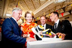 Royals At Lotto Belgium HouseOpening - Paris