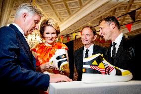 Royals At Lotto Belgium HouseOpening - Paris