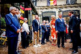 Royals At Lotto Belgium HouseOpening - Paris