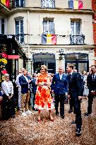 Royals At Lotto Belgium HouseOpening - Paris