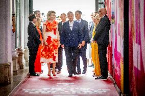 Royals At Lotto Belgium HouseOpening - Paris