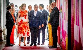 Royals At Lotto Belgium HouseOpening - Paris