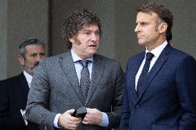 French President meets with Argentinian President - Paris