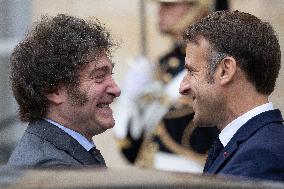 French President meets with Argentinian President - Paris