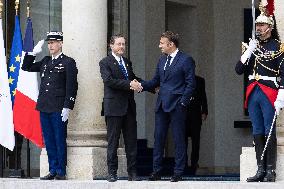 French President meets with Israel President - Paris