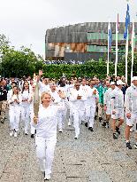 (PARIS2024)FRANCE-PARIS-OLYMPIC GAMES-TORCH RELAY