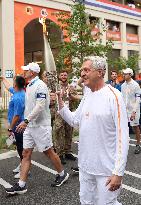 Paris 2024 - Olympic Village Torch Relay