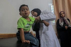 MIDEAST-GAZA-KHAN YOUNIS-HOSPITAL-SICK CHILDREN