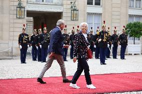 Paris 2024 - Reception At Elysee Prior Opening Ceremony