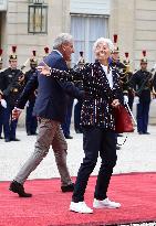 Paris 2024 - Reception At Elysee Prior Opening Ceremony